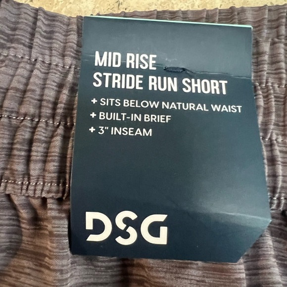 DSG Women’s 3” Stride Short Phantom Mist Heather Grey size 2XL - Picture 4 of 5